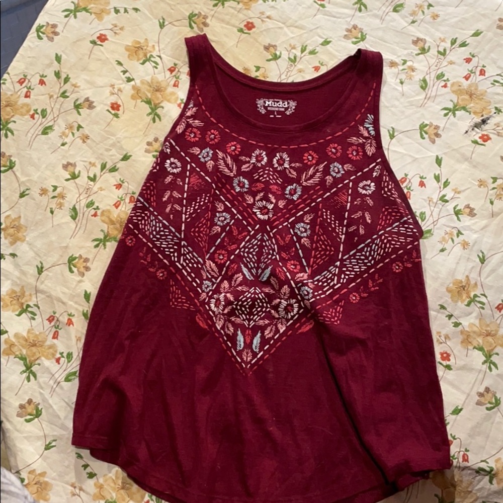 Mudd wavy tank top